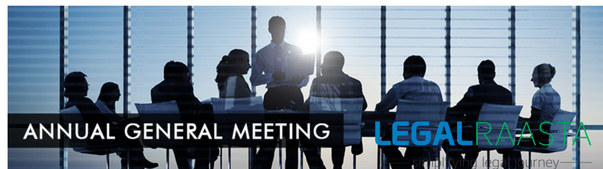 Annual General Meeting as per companies Act 2013 | Legal ...